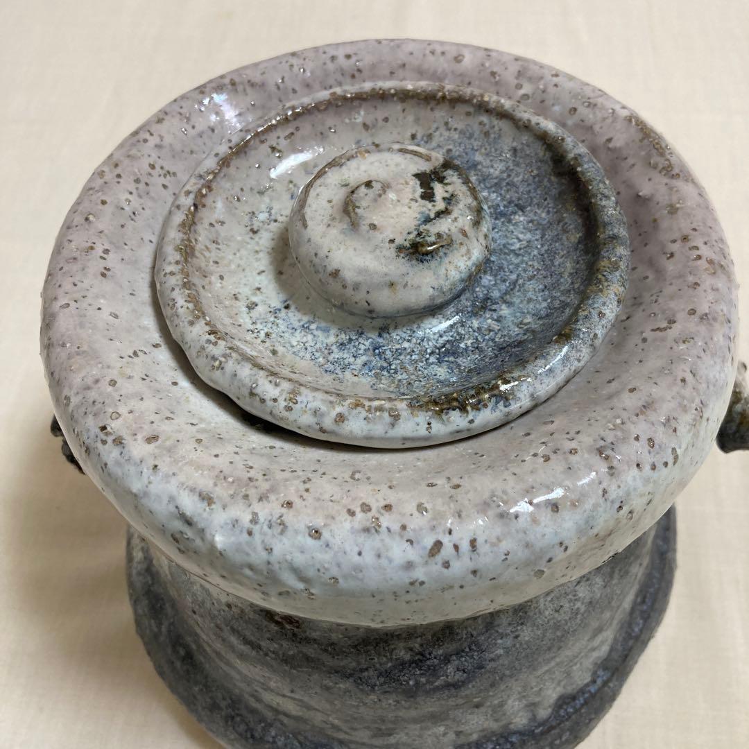 茶道具　三輪休雪　人間国宝　水指　萩焼　美術品　工芸品