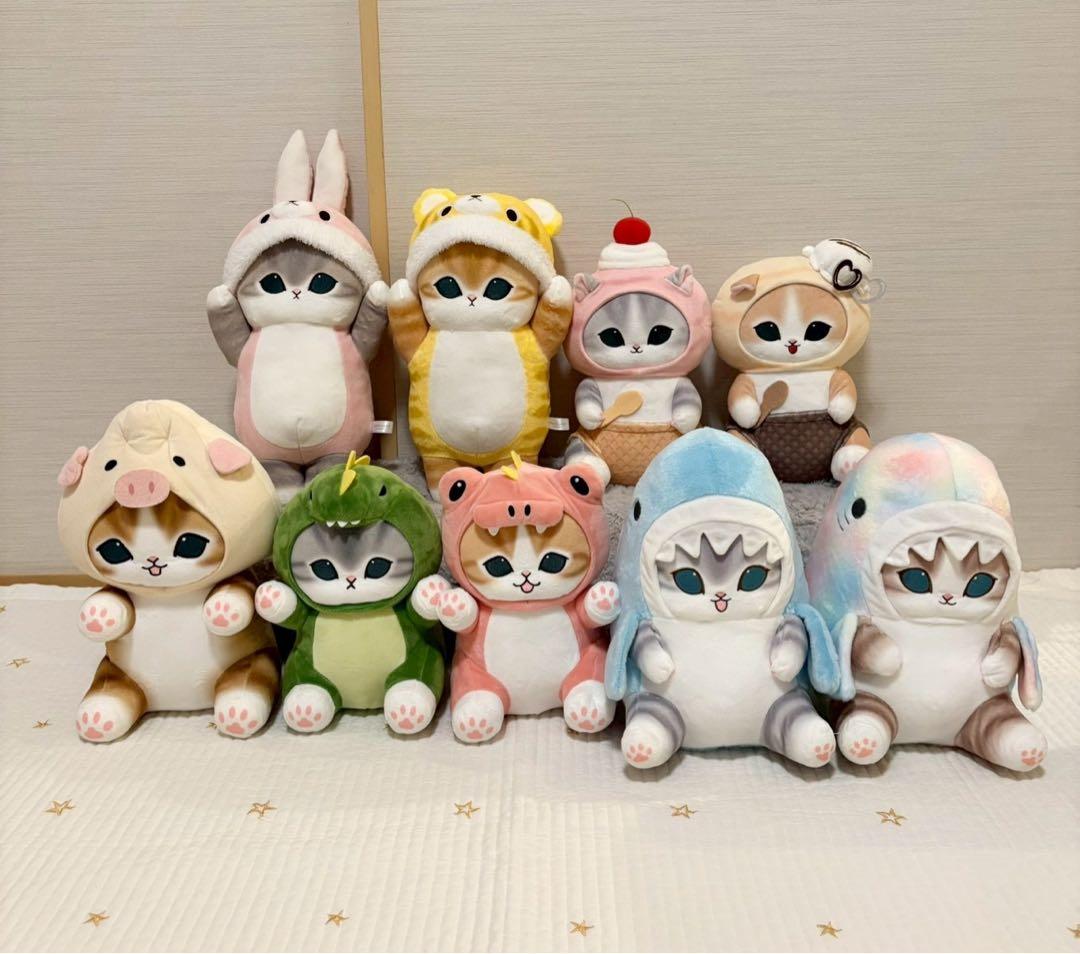mofusandモフサンド　猫キャラクターBIGぬいぐるみ9体セット
