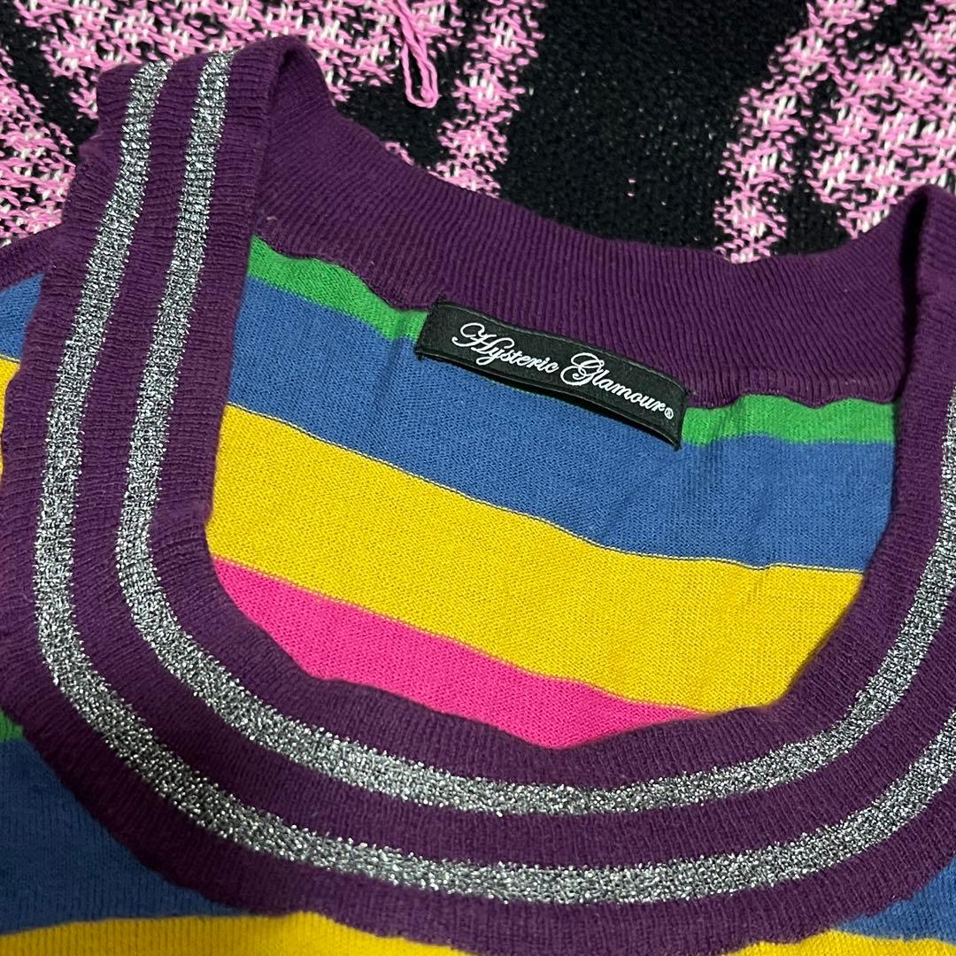 ヒステリックグラマー　ラメニット　タンクトップ　キャミソール