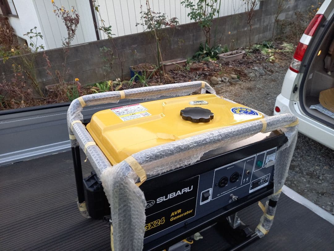 SUBARU SGX24 発電機 100V 50Hz　引取限定