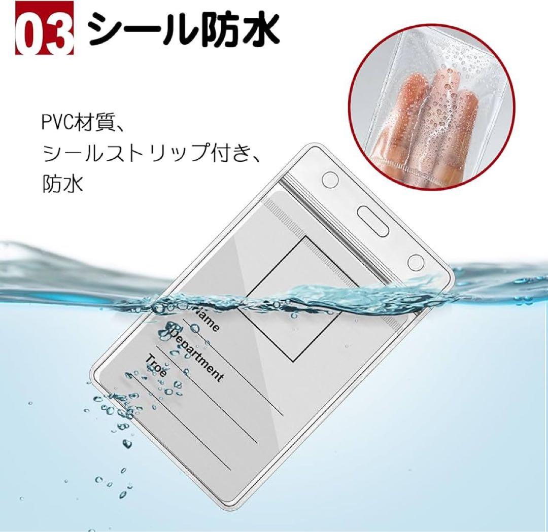 早い者勝ち✨35枚入り 名札クリップ バンドクリップ ネームホルダー 縦型