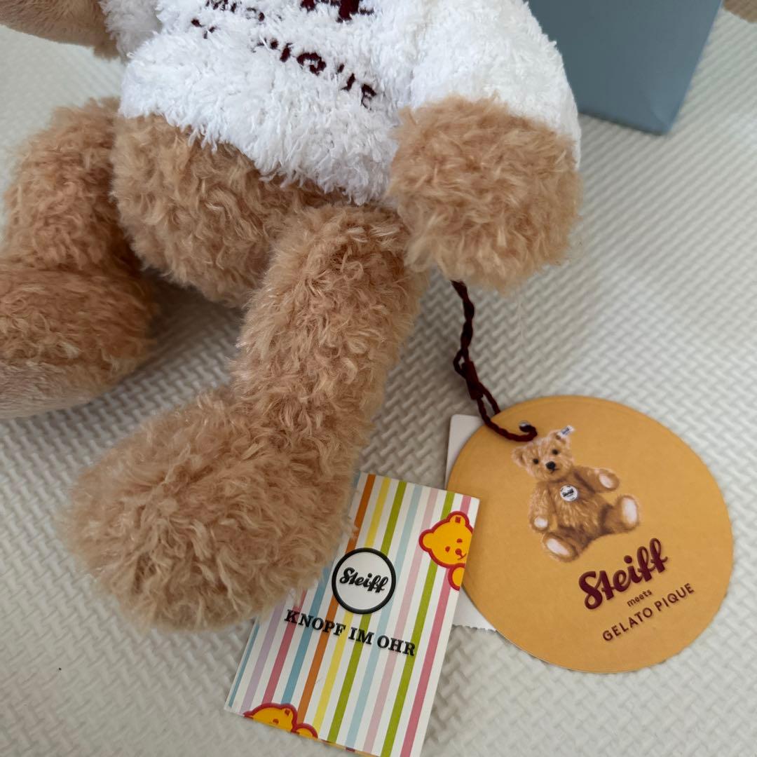 【新品未使用】ジェラートピケ　Steiffシュタイフぬいぐるみ　ジェラピケ