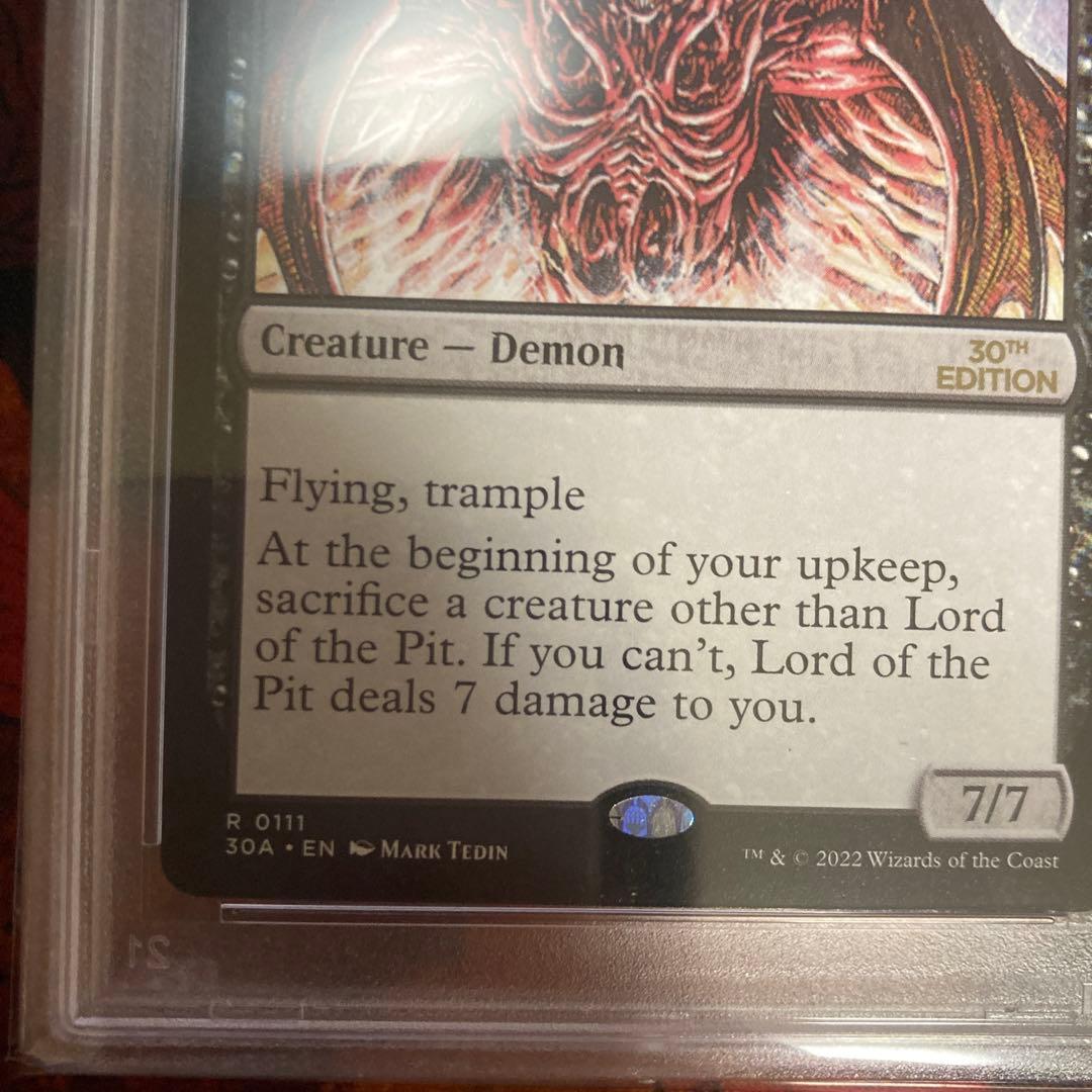 PSA10 新枠 旧枠 2枚セット Lord of the Pit 30th