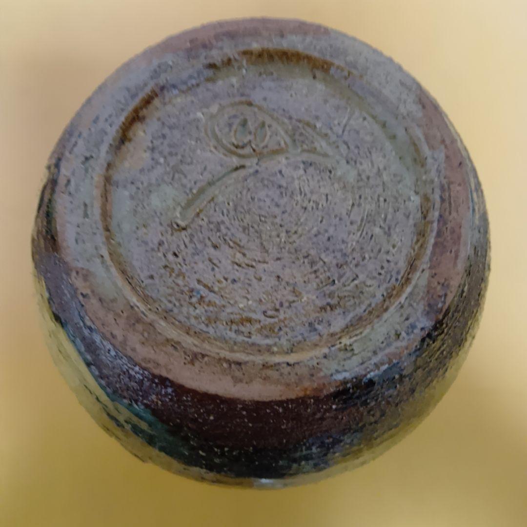 【骨董品】加藤舜陶 灰釉花生 花瓶 花入 共箱 茶道具ほぼ未使用‼️陶芸 美術品