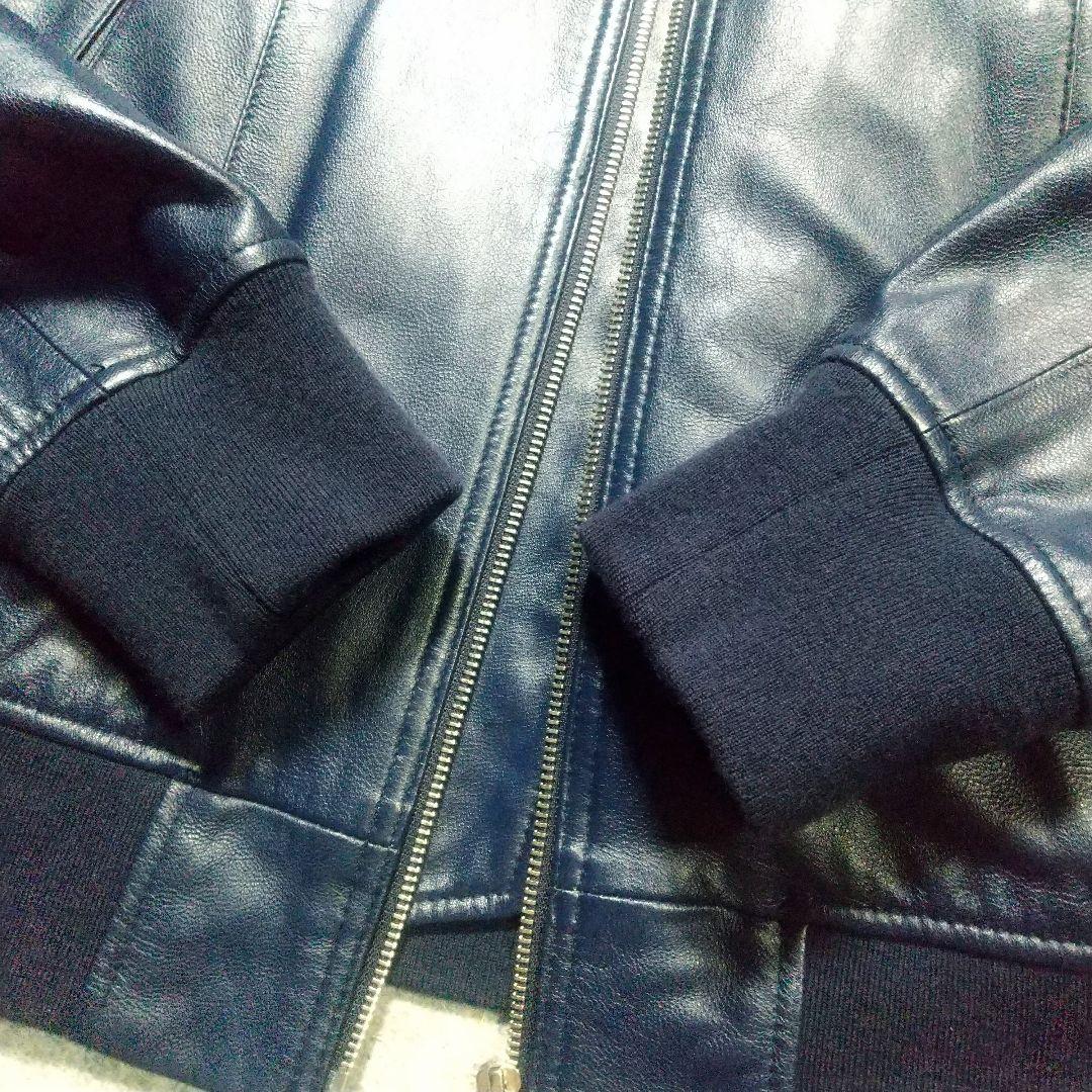 美品 ポールスミス レザージャケット ブルゾン ボンバー ma1 秋冬 アウター