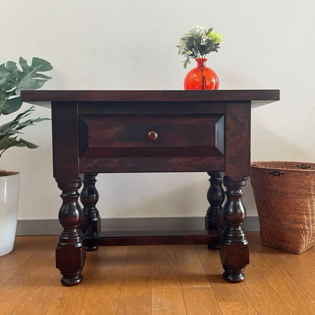 松本民芸家具　ナイトテーブル　14.8万　工芸　アンティーク　ヴィンテージ　民藝