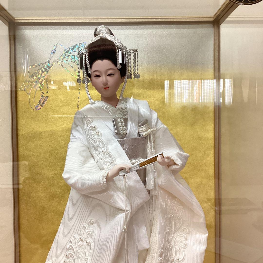 ケース飾り　桂由美　花嫁人形　寿㐂代作　清萌寿　極上本頭