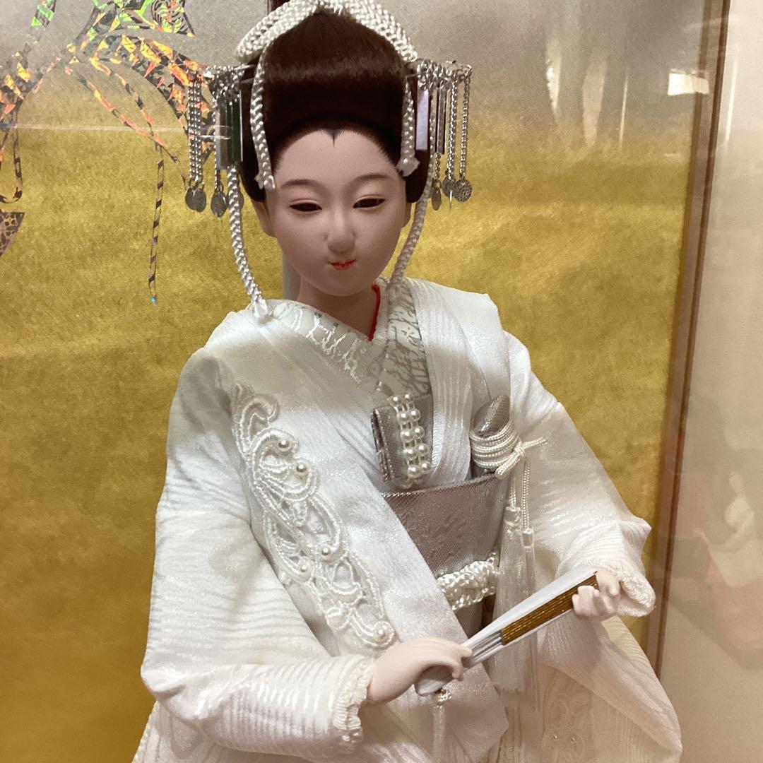 ケース飾り　桂由美　花嫁人形　寿㐂代作　清萌寿　極上本頭