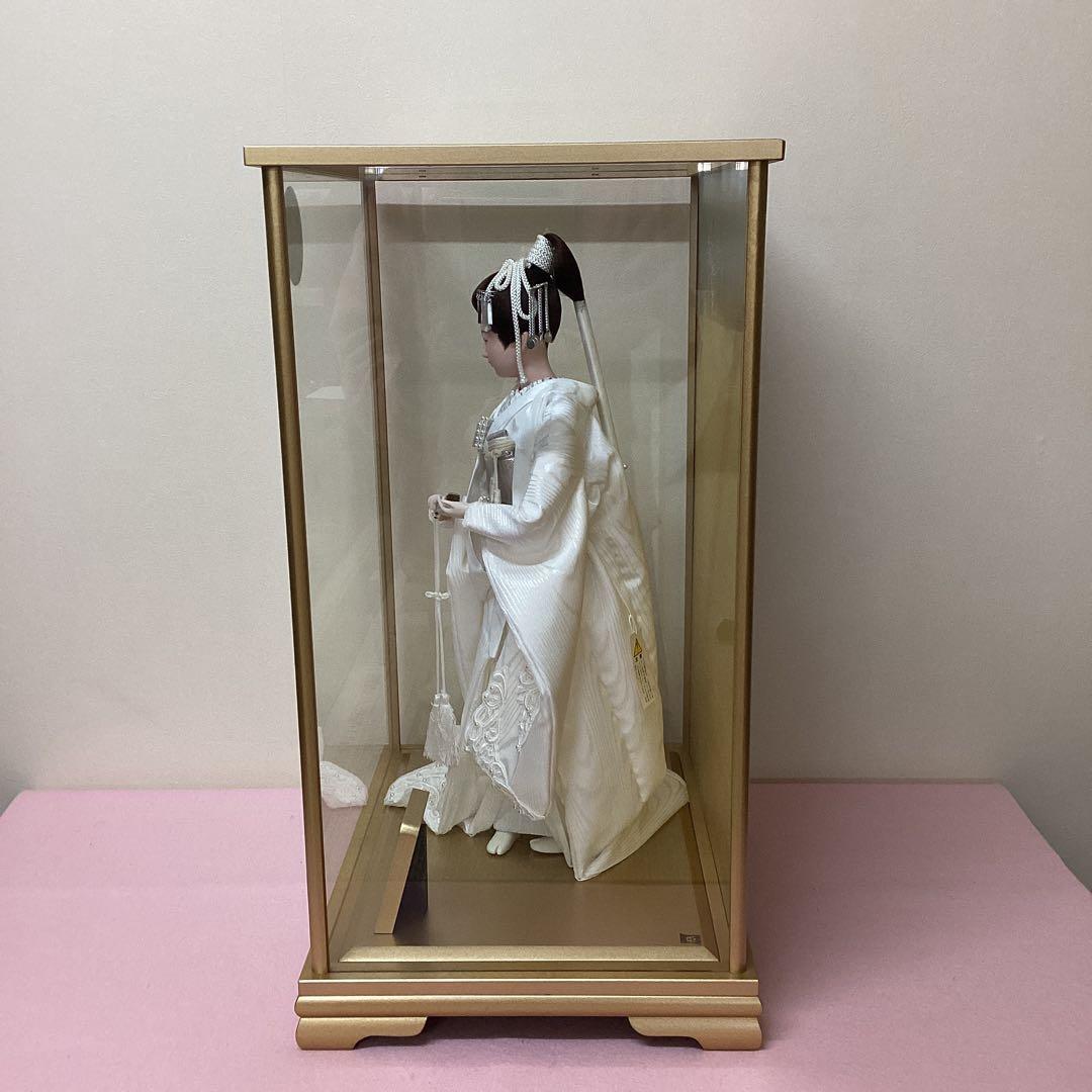 ケース飾り　桂由美　花嫁人形　寿㐂代作　清萌寿　極上本頭