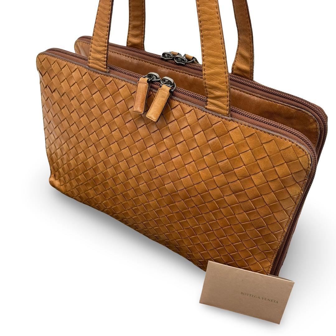【高級】ボッテガヴェネタ　イントレチャート　トートバッグ　ハンドバッグ　肩掛け