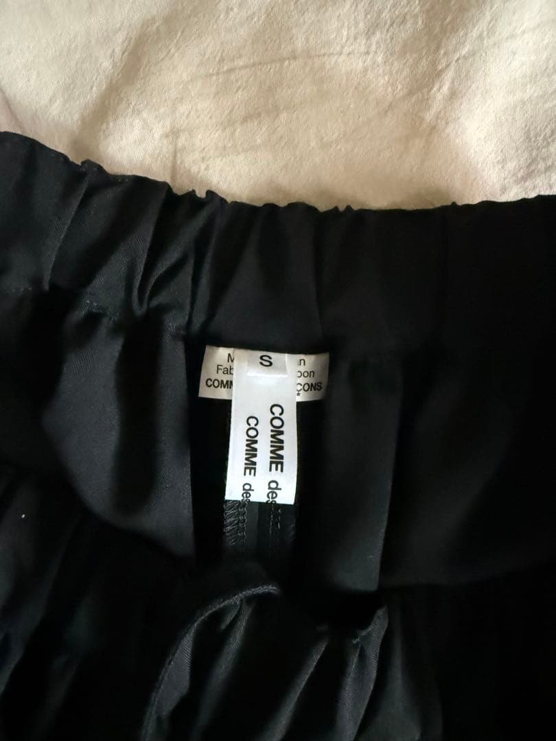 commedesgarcons ブラック サルエルパンツ S
