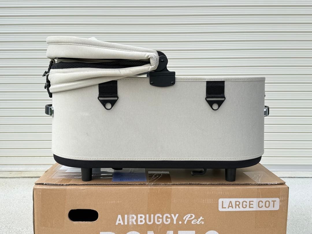 【値下げ】AIRBUGGY DOME3 ラージ アーバンホワイト コットのみ