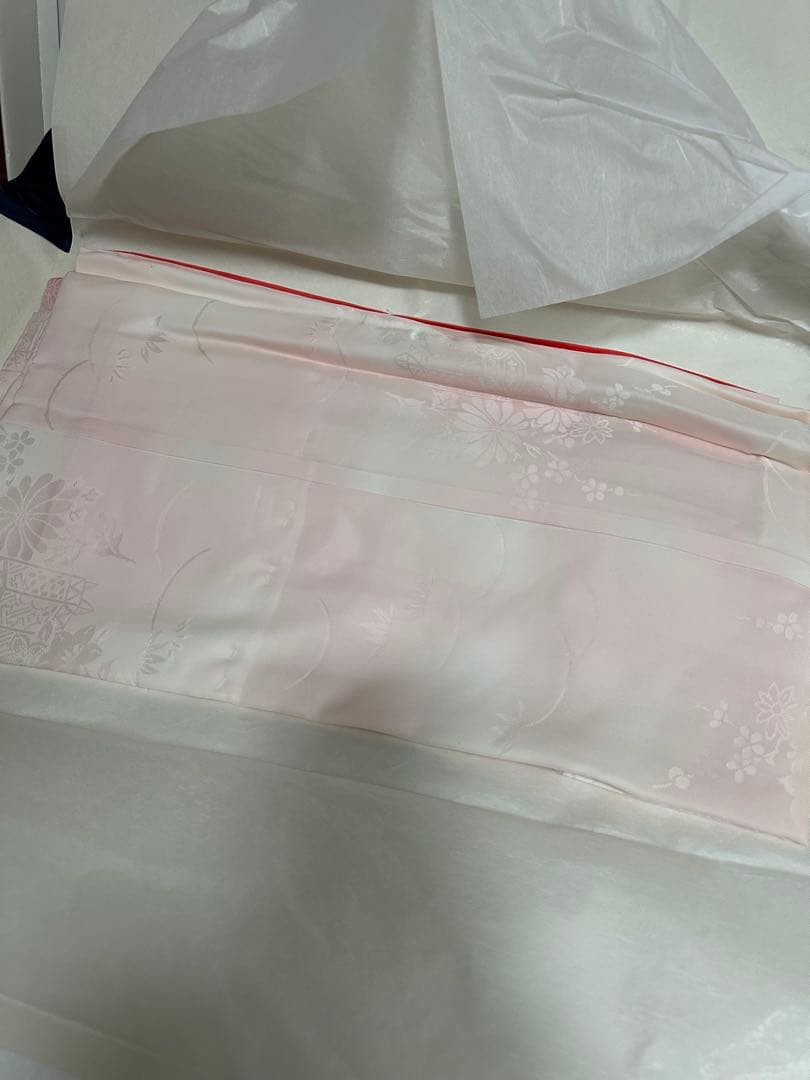 花柄の振袖フルセット(下駄・カバン付)