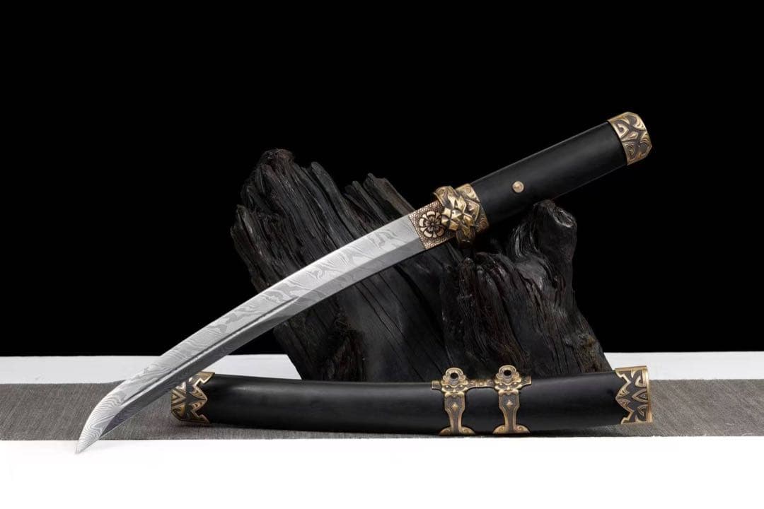 逆虎 短刀 稽古 鎧通し 刀装具 日本刀 模造刀 武具 舞踊刀 本格居合刀