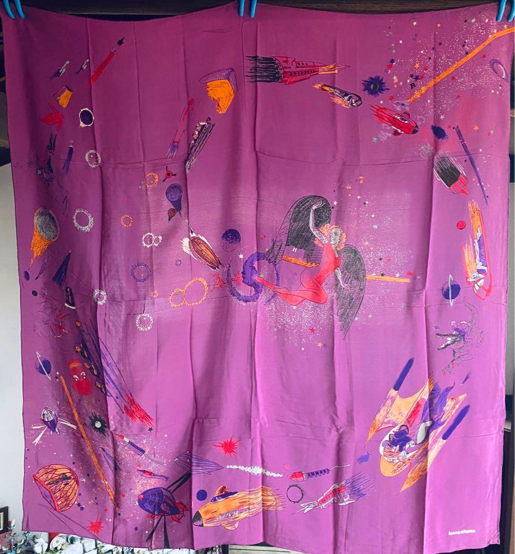 横尾忠則＋三宅一世　コラボスカーフ(訳あり)