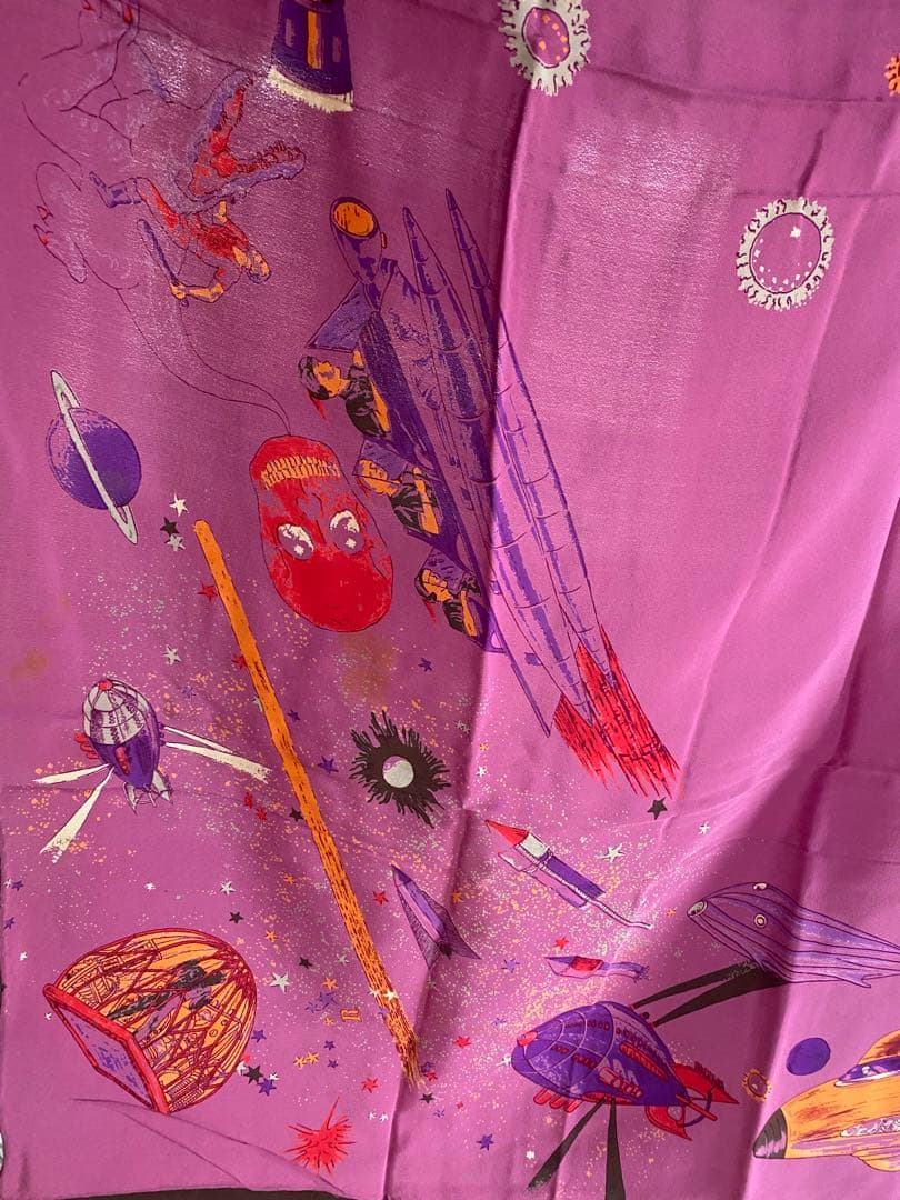 横尾忠則＋三宅一世　コラボスカーフ(訳あり)