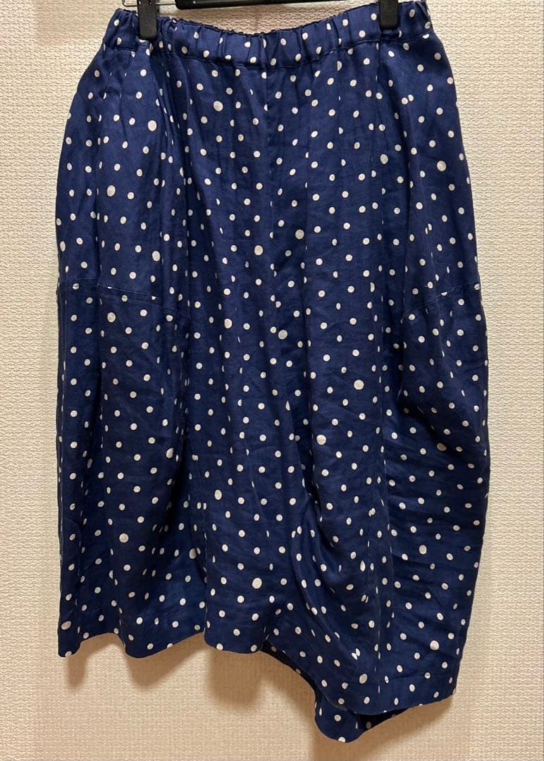 【23(日)迄】コムデギャルソン　コムコム　　ドットサルエルパンツ　XS