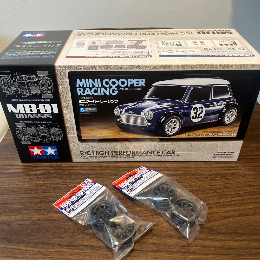 タミヤ 1/10ミニクーパーレーシングキット　強化タイプホイール付き