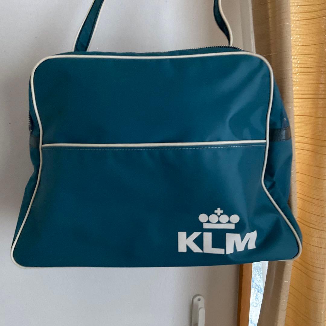 美品***ビンテージ　KLM エアラインバッグ　超レア