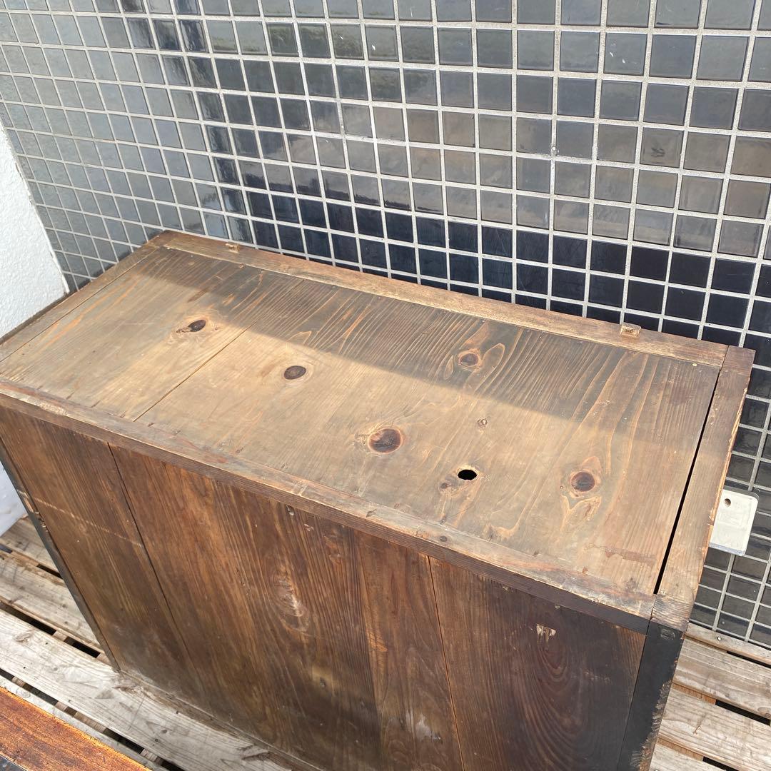 時代物 水屋箪笥 骨董品 和家具 アンティーク家具 店舗什器 古民家