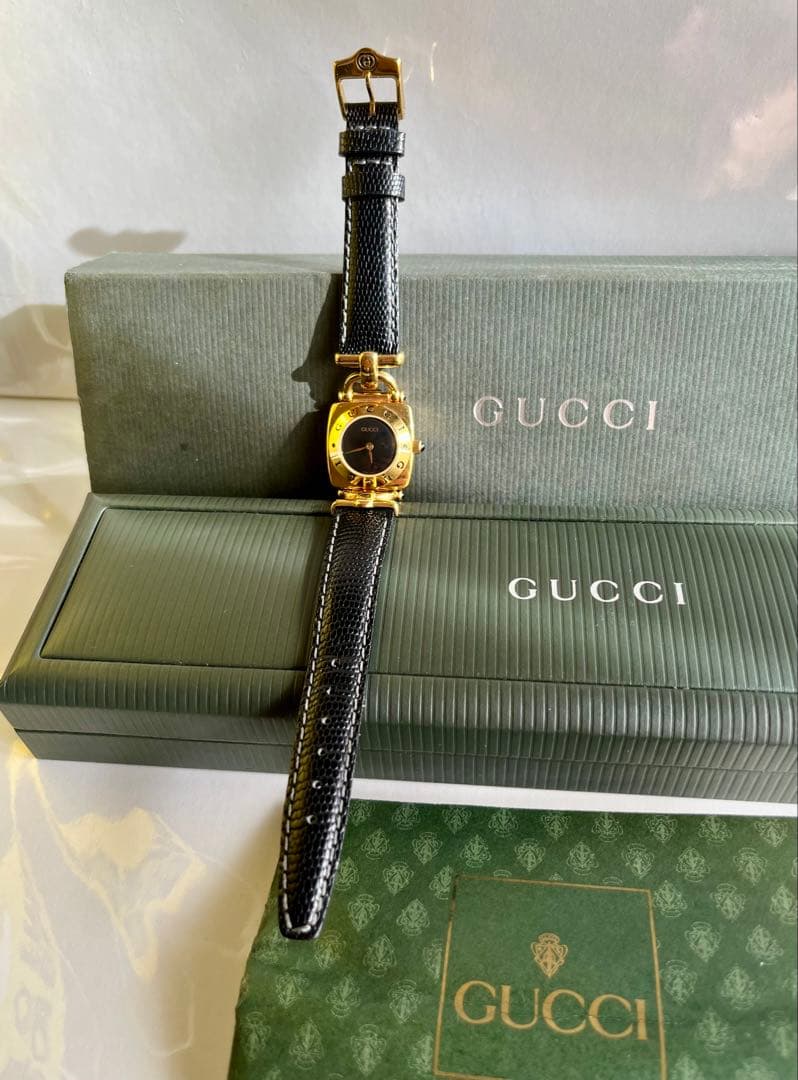 【美品】 GUCCI グッチ レディース腕時計