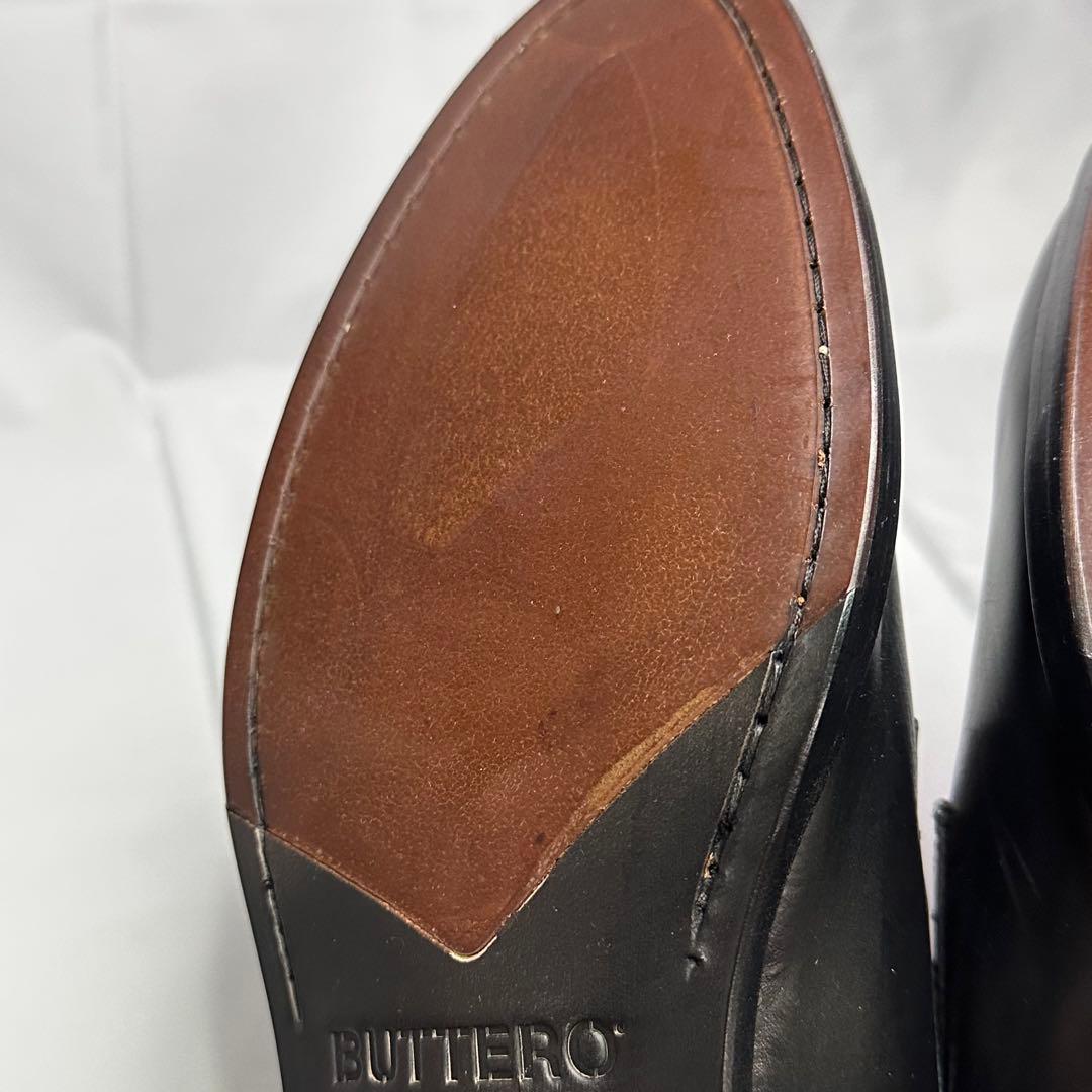 未使用☆ブッテロ☆メンズ☆革靴☆ブラック☆本革☆レザーシューズ☆173