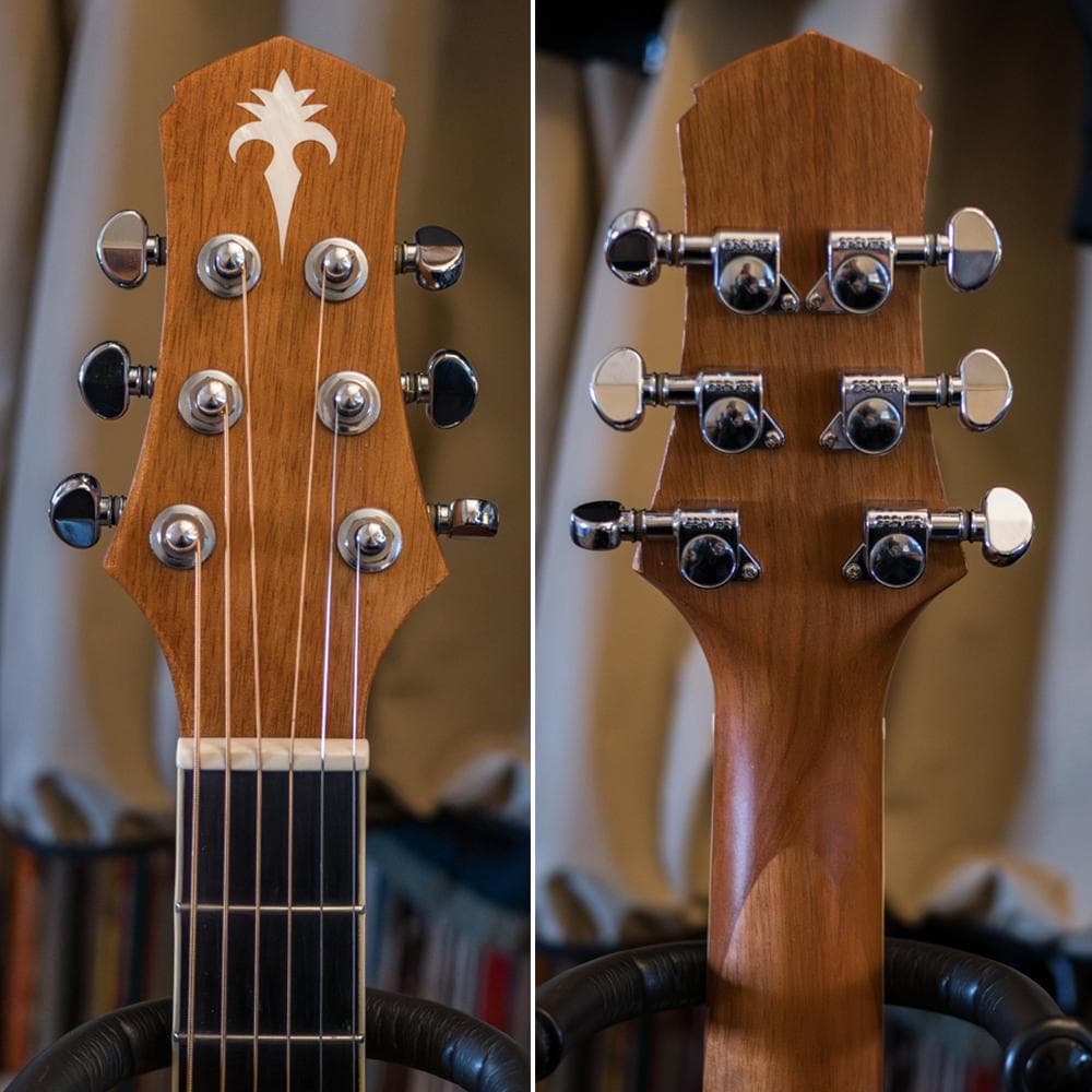 SAMICK AOM-2 ミニギター極上 単板トップ＆GROVER