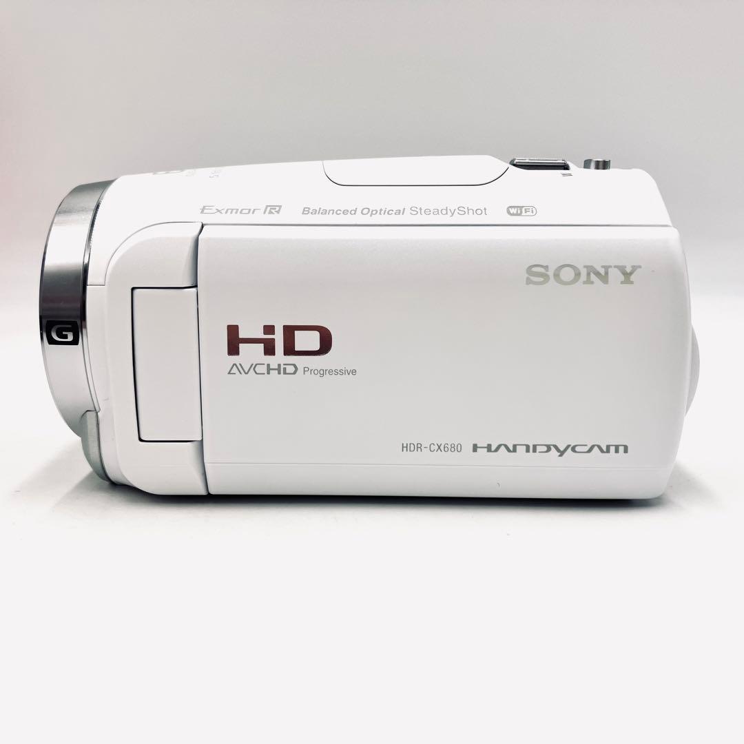 Wi-Fi対応♪ SONY HDR-CX680 ホワイト