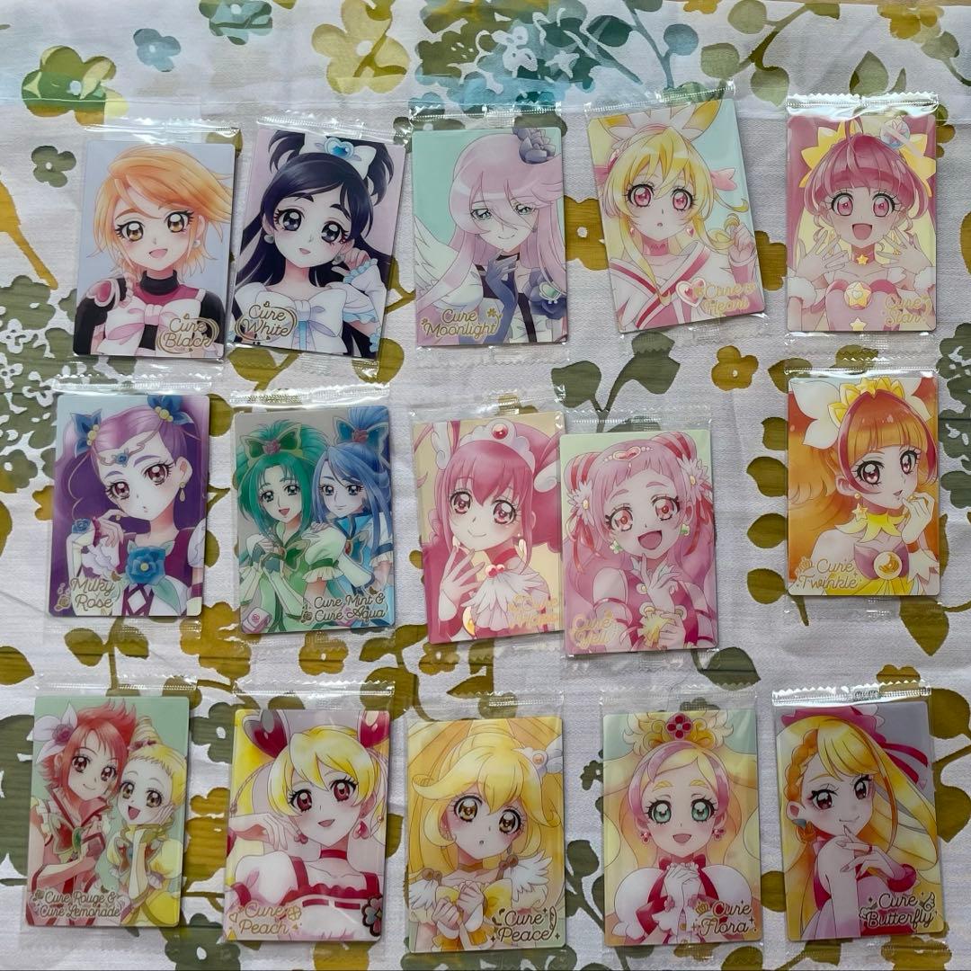 プリキュアウエハース　HRのみ　ヒロインレア