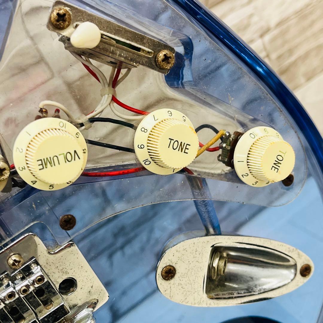 PhotoGenic st スケルトンブルー アクリルエレキギター