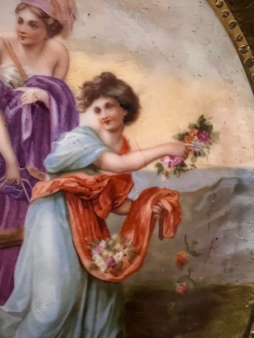 古典的神話の装飾皿