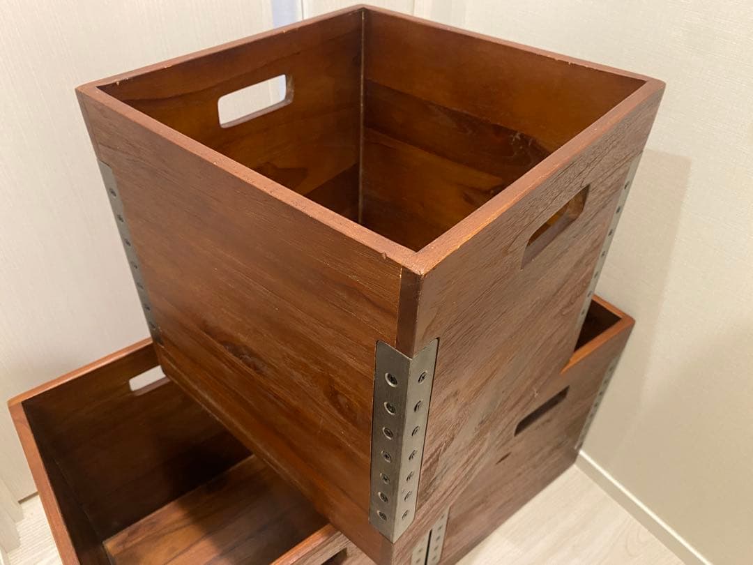 ACME FURNITURE TROY OPEN BOX 4個セット ブラウン