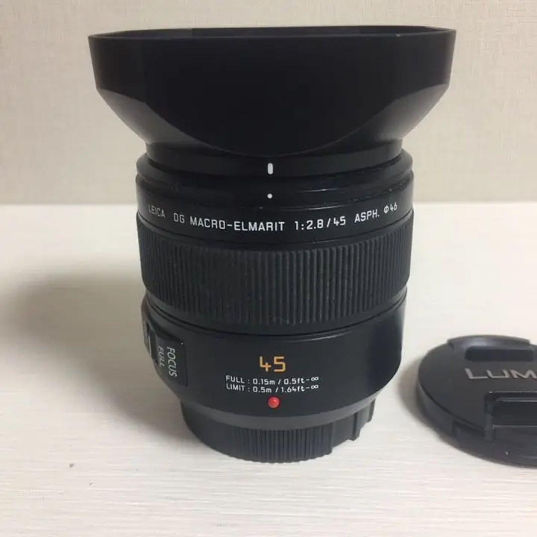 最終価格！パナソニック【ライカ】マクロレンズ　45mm H-ES045