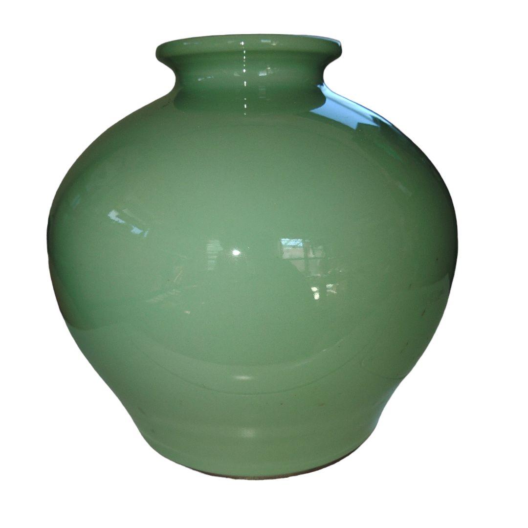 名工　宮永東山　青磁花入