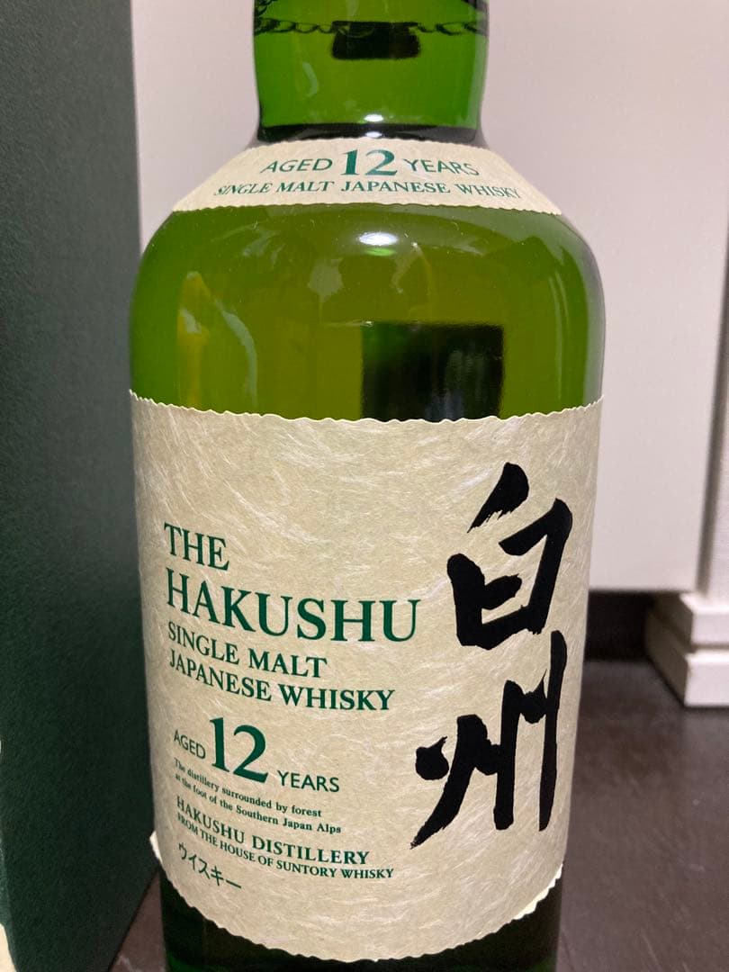 サントリー 白州 12年 カートン付 ウイスキー 2025年7月購入