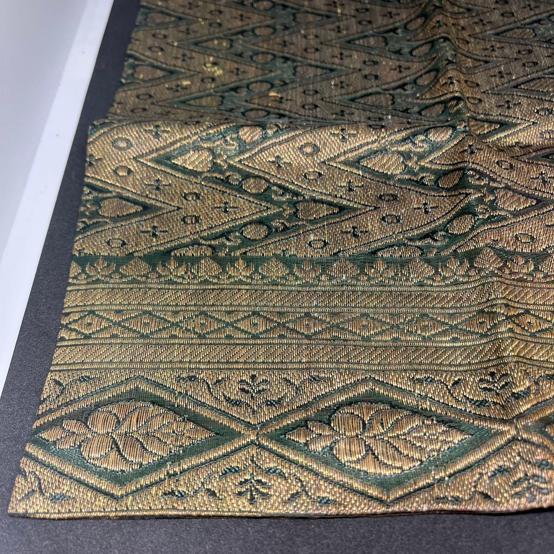 珍品　帛紗　大虚山光悦寺　山下恵光書付　インド土産　モール服紗　モール更紗　古裂