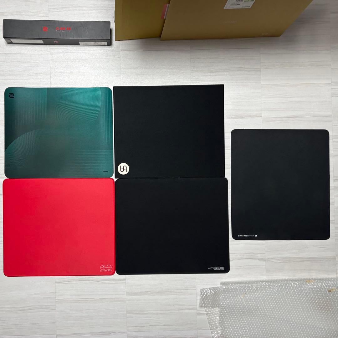 「年末年始発送対応可」ゲーミングマウスパッド ５枚 セット売 送料込み