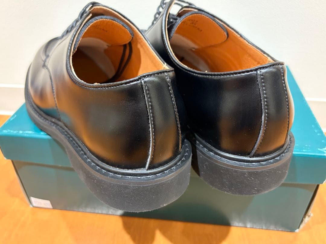 値下　London Shoe Make 本革 レザー Uチップ シューズ 箱付き