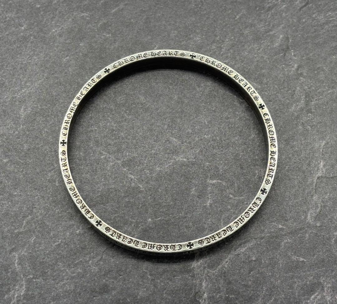 専用【鑑定書付属希少美品】クロムハーツ 6mmスペーサーバングル ブレスレット