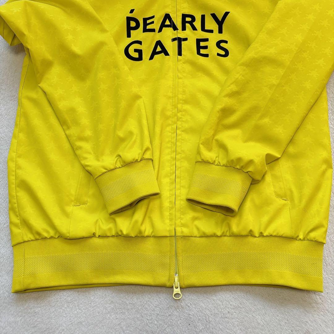極美品　パーリーゲイツ　蓄熱裏地　スニード　ジャケット　星条旗　スター　イエロー