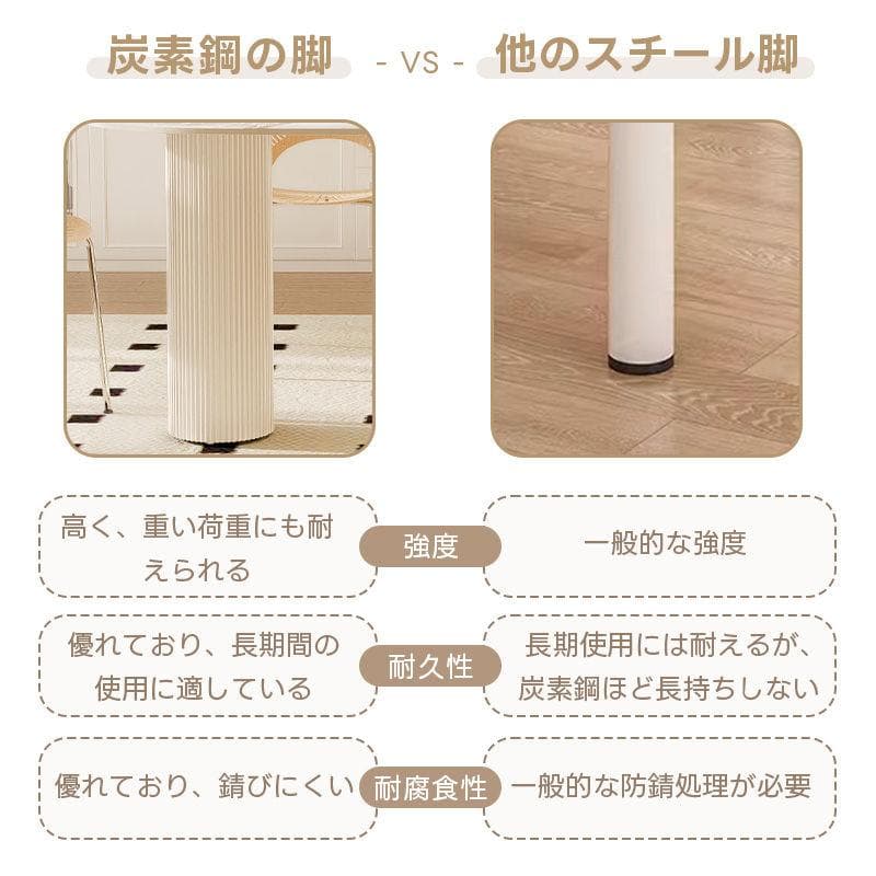 幅120/ホワイト テーブル単品 セラミック 艶消し ホワイト 北欧 モダン