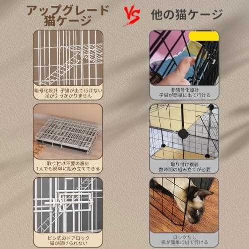 猫ケージ 猫用ケージ猫ハウス （ 67cmX48cmX65cm） 室内用猫の☆彡