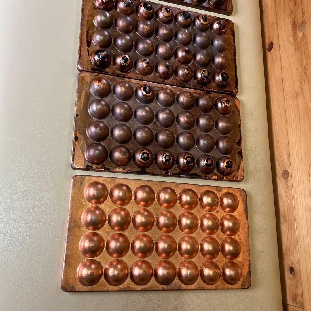 銅製 明石焼き　4枚