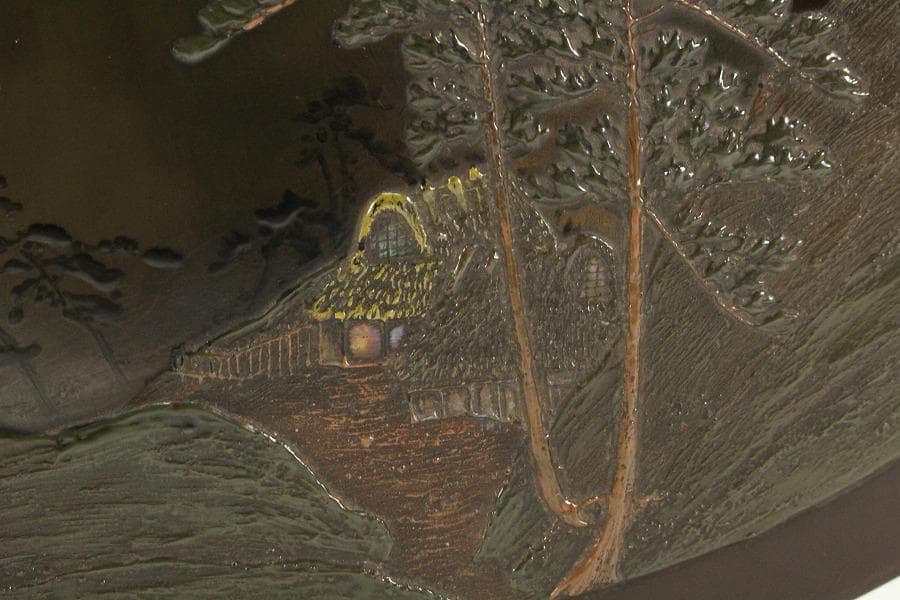 煎茶 高蒔絵 手堤茶櫃 時代物(K-A756)