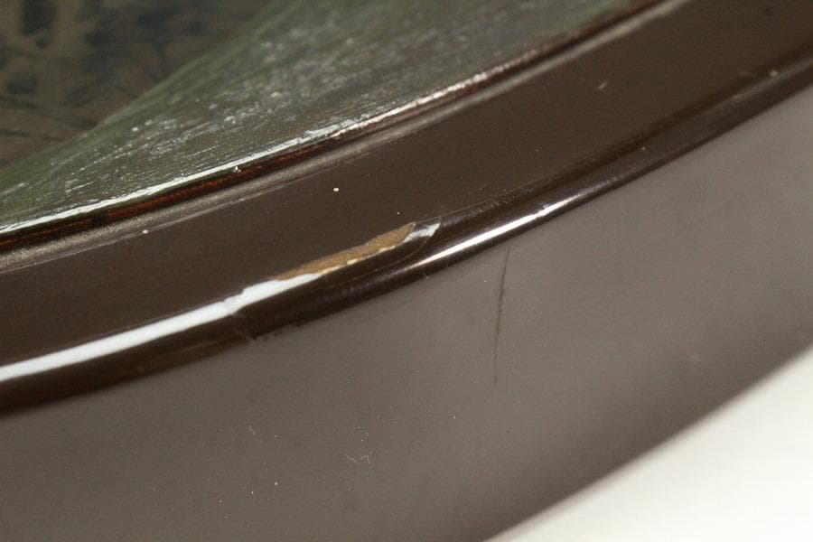 煎茶 高蒔絵 手堤茶櫃 時代物(K-A756)