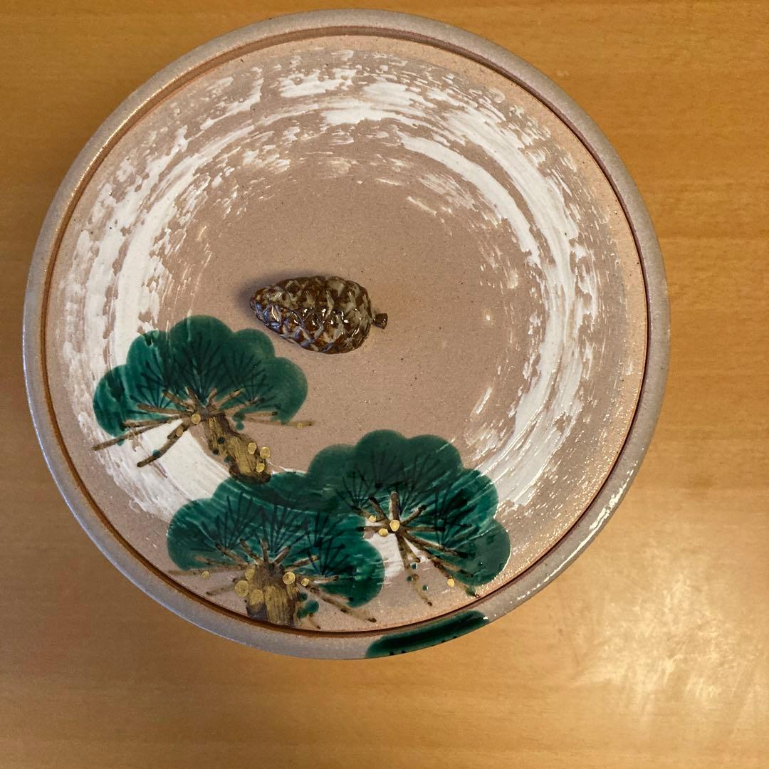 南口閑粋　乾山老松　水指　共箱