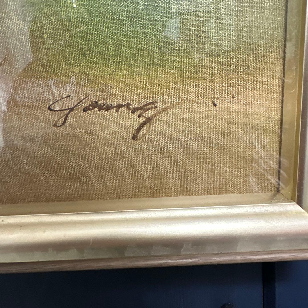 花の絵画　Ｍ30大型サイズ　肉筆　油彩　キャンバス画　インテリア　静物画