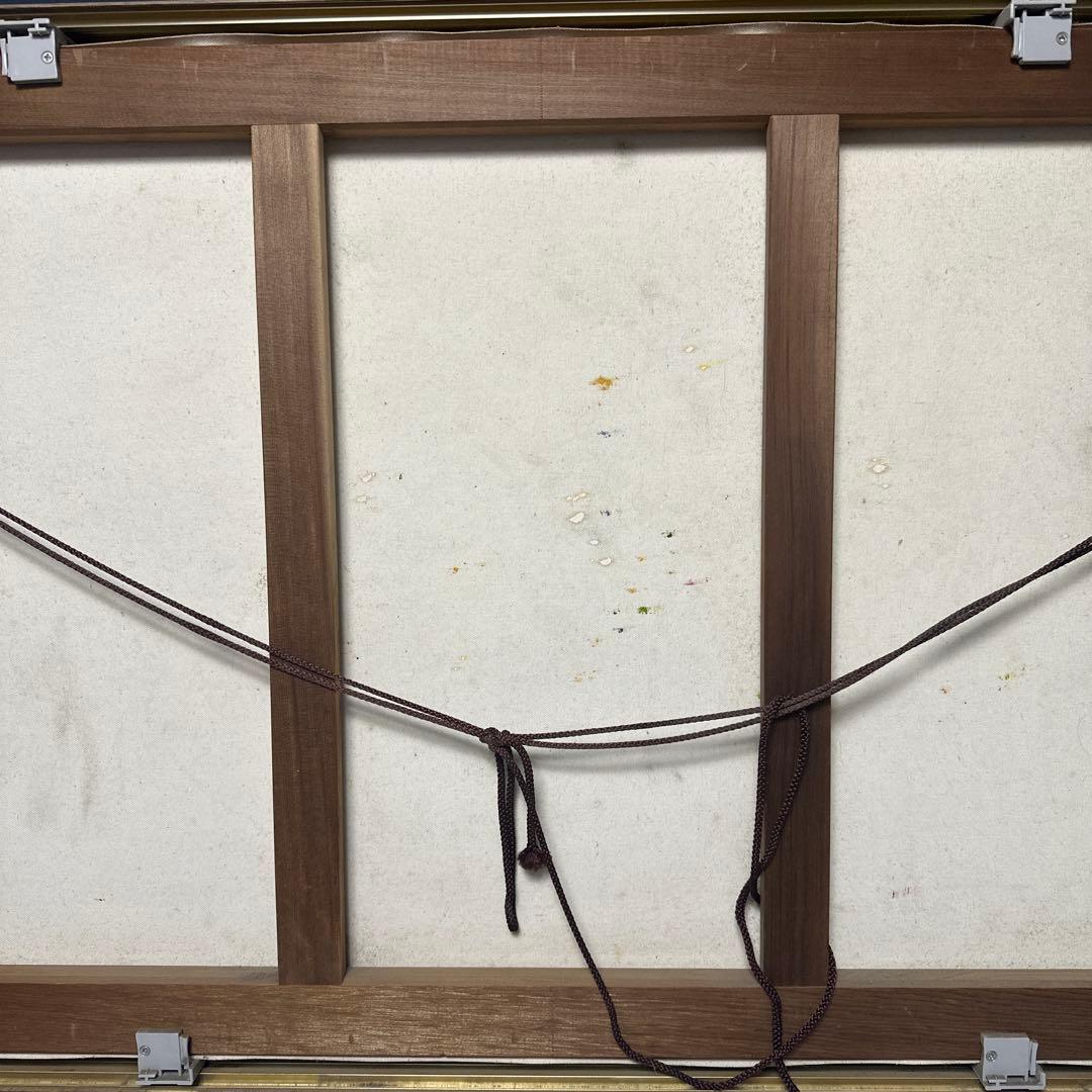 花の絵画　Ｍ30大型サイズ　肉筆　油彩　キャンバス画　インテリア　静物画