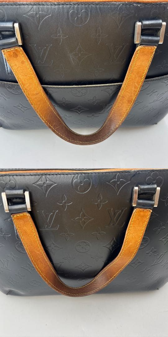 ルイヴィトン M55135 モノグラムマット マルデン ブルー ブリーフケース