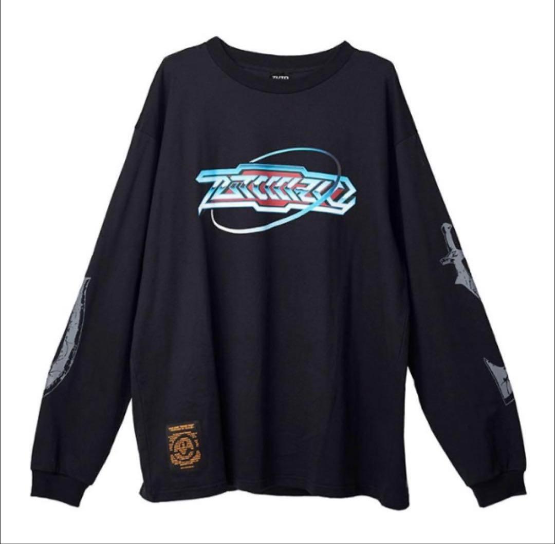 叢雲テクノ ロングTシャツ （Black） XLサイズ